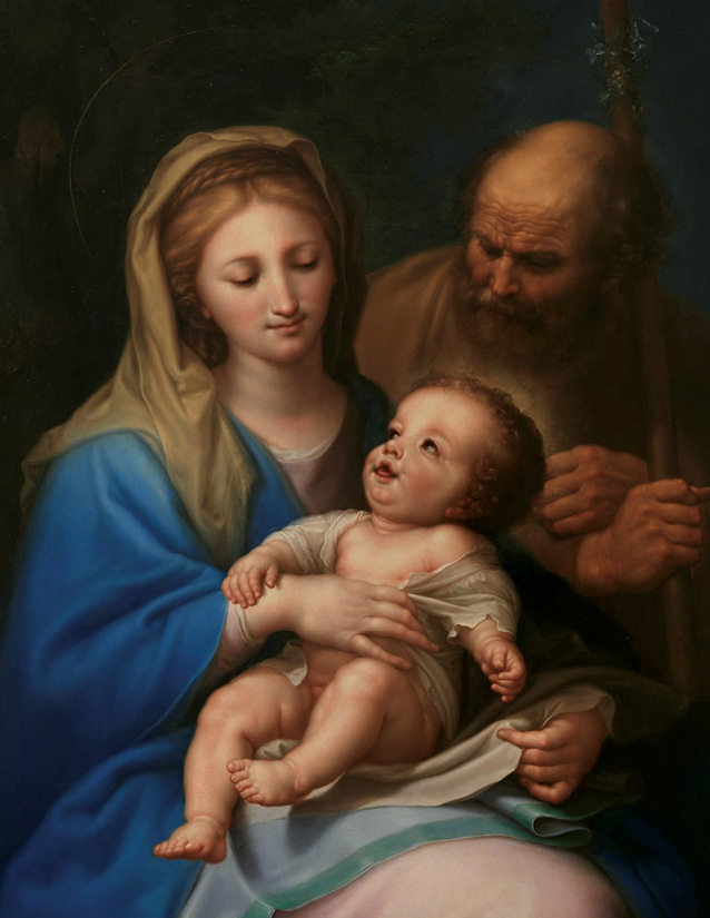 Holy Family card front