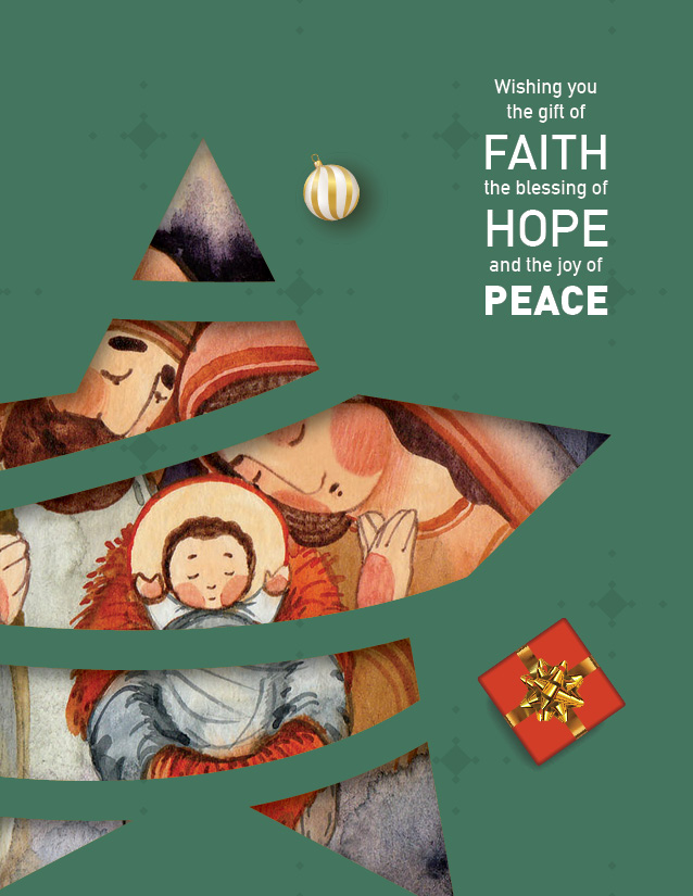 Christmas Star card front