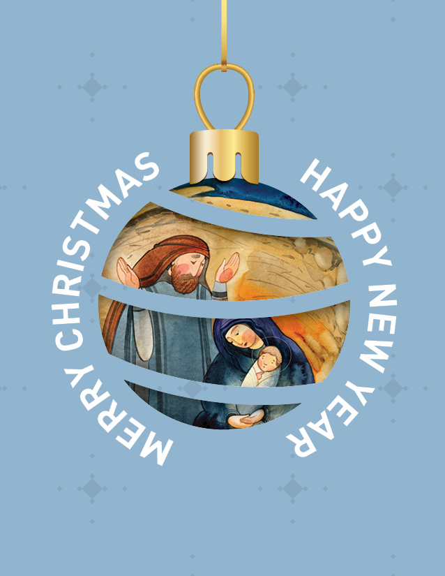 Christmas Ornament card front